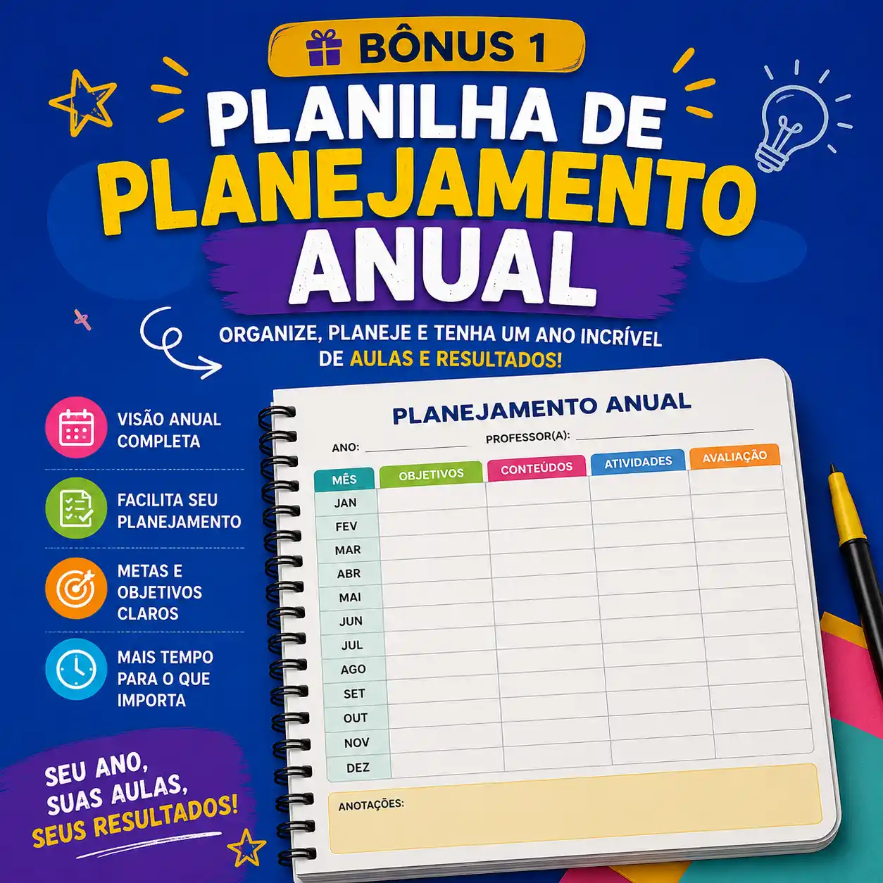 Planilha de Planejamento Anual